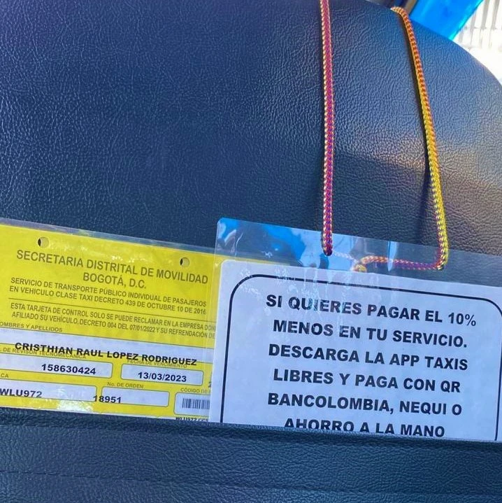 Ganador viaje a San Andrés, Taxis Libres y Bancolombia