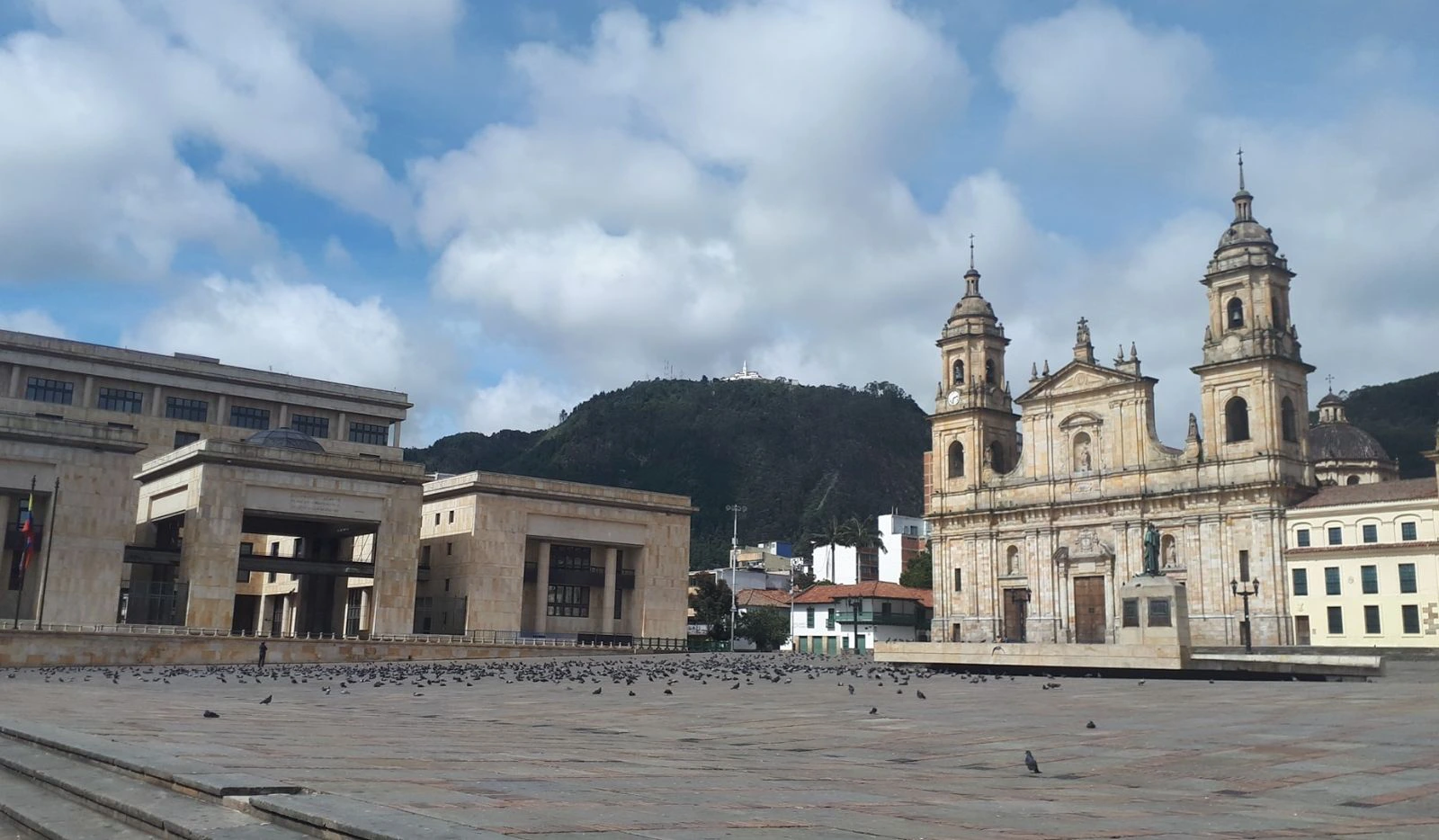 Plaza de Bolivar en Bogotá