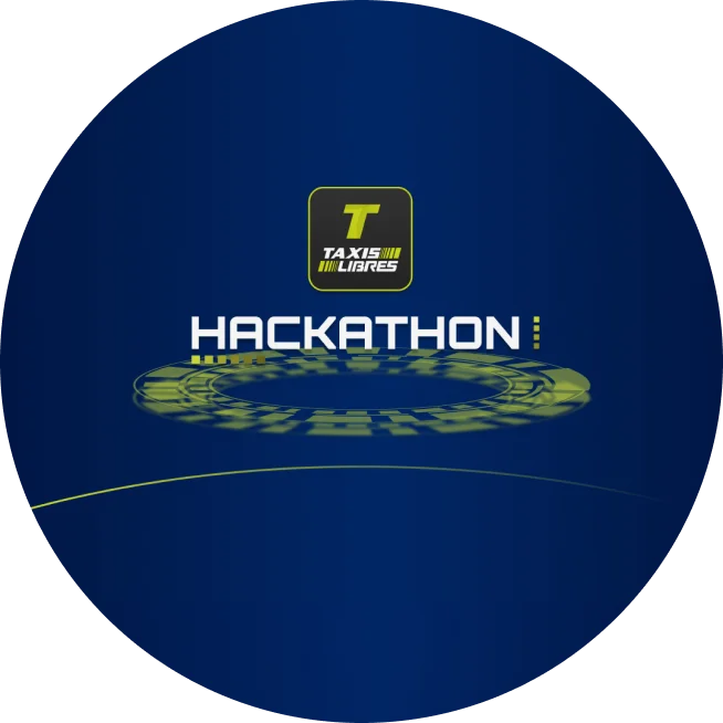 Logo de Taxis Libres en su campaña de Hackathon
