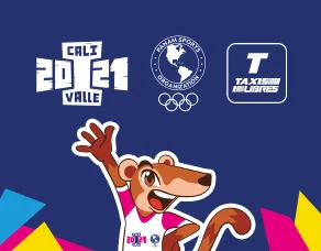 Logos Juegos Panamericanos Junior y Taxis Libres