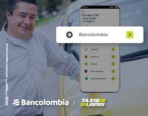 Gana bonos de gasolina y mercado usando el código QR Bancolombia