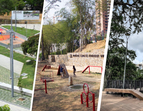Diferentes parques y bosques en Bucaramanga