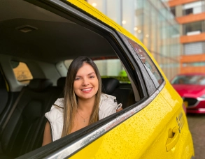 magen de un taxi de Taxis Libres en la ciudad