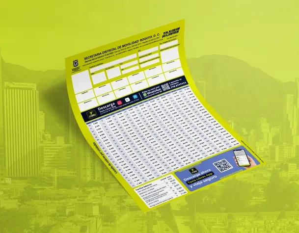 Nuevas tarifas de taxi para el 2026 en Bogotá