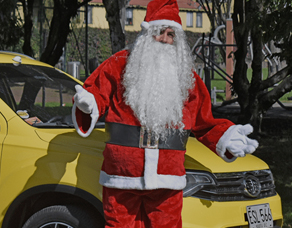 taxista epoca navidad