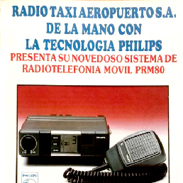 Radioteléfono para taxis desarrollado por la marca Philips