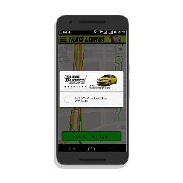 Pantalla de Taxis Libres App en sus inicios